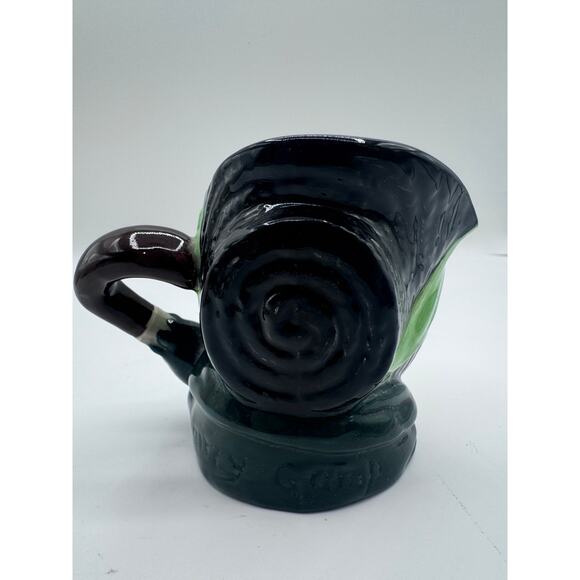Royal Doulton Sairey Gamp Large Green Brown Porcelain Toby Character Jug 5.5"h - Picture 4 of 7